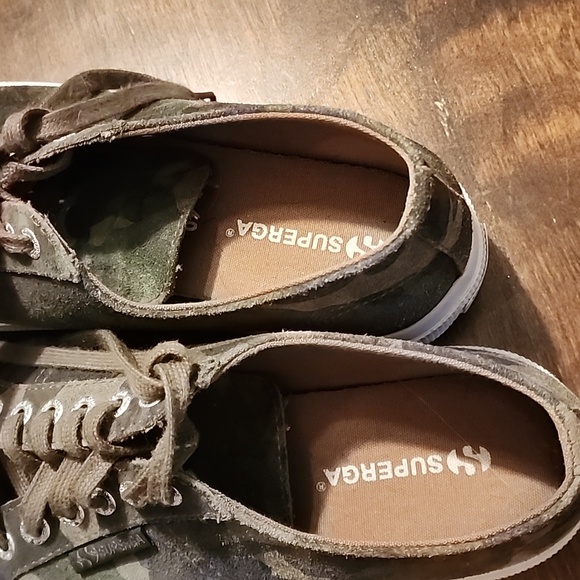 Suede camo Superga sneakers - Picture 4 of 7